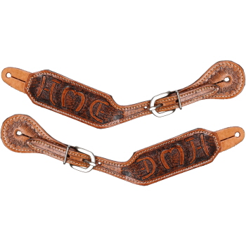 Showman Ladie's Brandin’ Pen Spur Straps