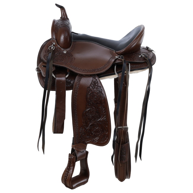 Old Frontier Pleasure Style Saddle Set - 15, 16, 17, 18 Inch #2