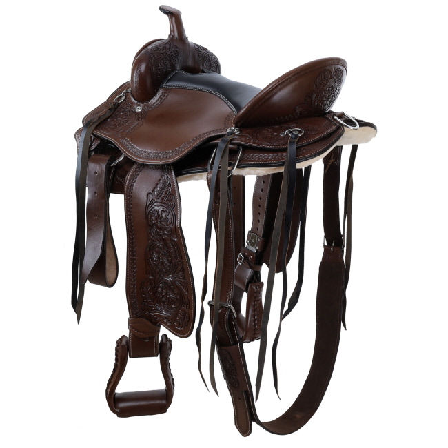 Old Frontier Pleasure Style Saddle Set - 15, 16, 17, 18 Inch #3