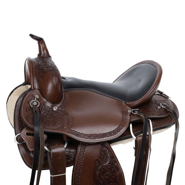 Old Frontier Pleasure Style Saddle Set - 15, 16, 17, 18 Inch #4