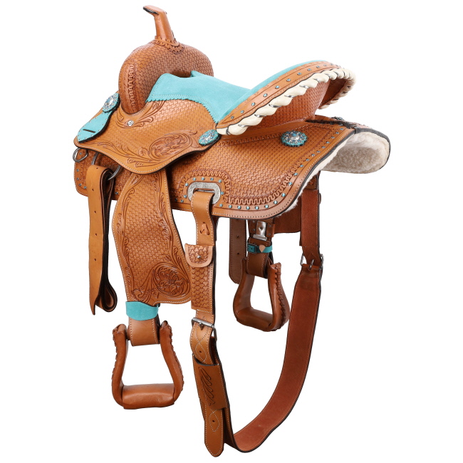 Chestnut Sky Pleasure Style Saddle - 14, 15, 16 Inch #3