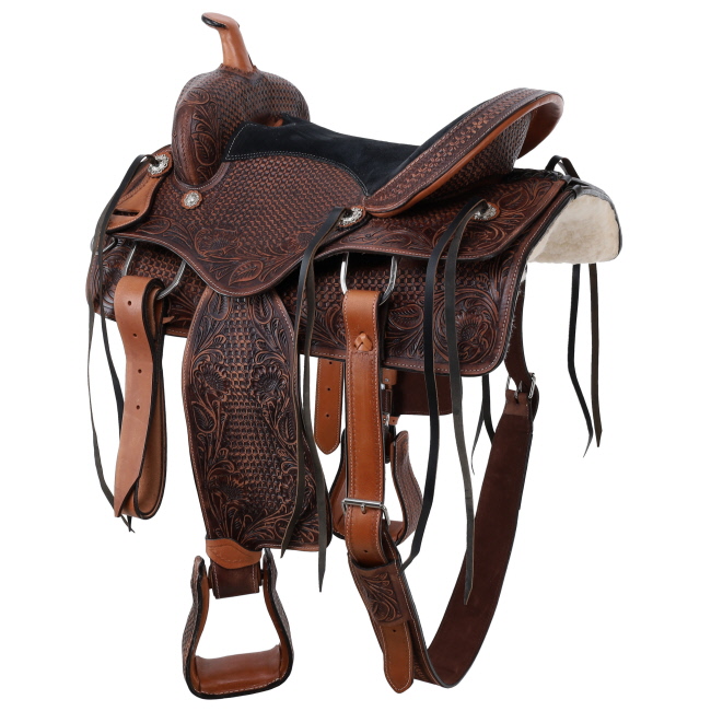 Homestead Pleasure Style Saddle Set - 15, 16 Inch #3