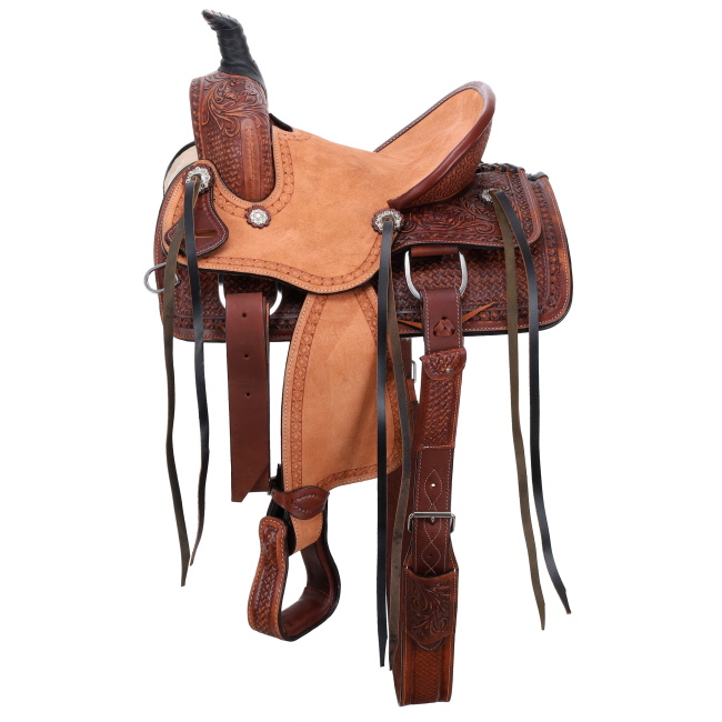 Timber Rose Youth Roper Style Saddle Set - 12, 13, 14 Inch #2