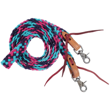 Showman 8' Bubblegum Mule Tape Contest Reins