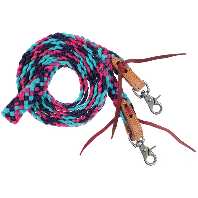 Showman 8' Bubblegum Mule Tape Contest Reins