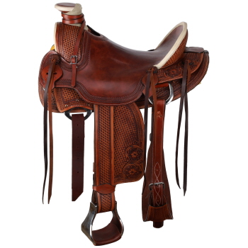 Whiskey Creek Wade Style Saddle - 16 Inch