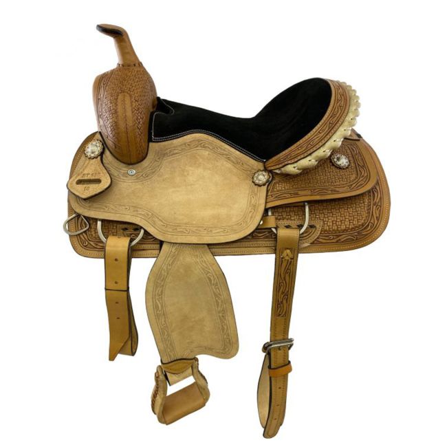Sandstone Roper Style Saddle - 16 Inch