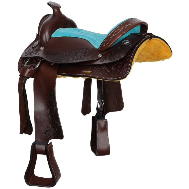 Youth Pleasure Style Saddle - 12 Inch #5