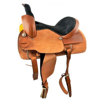 Rugged Rancher Roper Style Saddle - 16 Inch