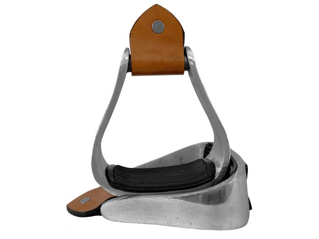 Pony&#47;Youth Aluminum Stirrups With Rubber Tread #3