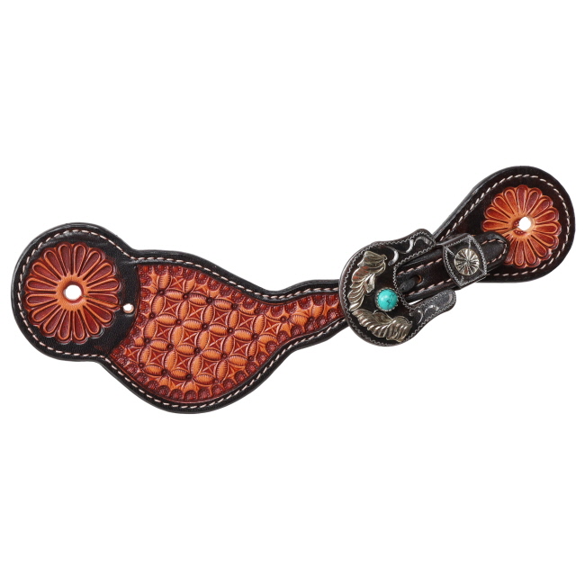 Showman Ladie's Rustic Tool Spur Strap #2