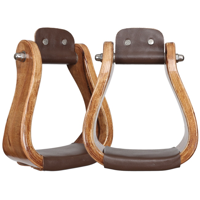 Showman Curved Ashwood Stirrups