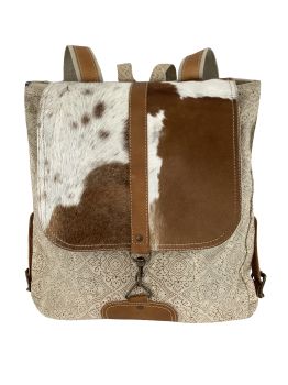 Klassy Cowgirl Oriental Ivory Upcycled Backpack Bag