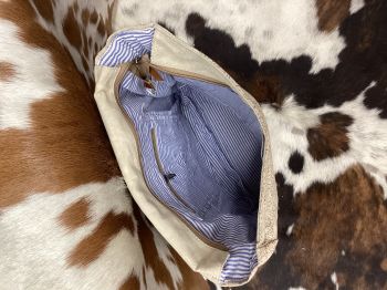 Klassy Cowgirl Oriental Ivory Upcycled Backpack Bag #2
