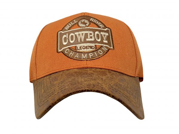 Cowboy Ballcap with Bull Rider Decal #2