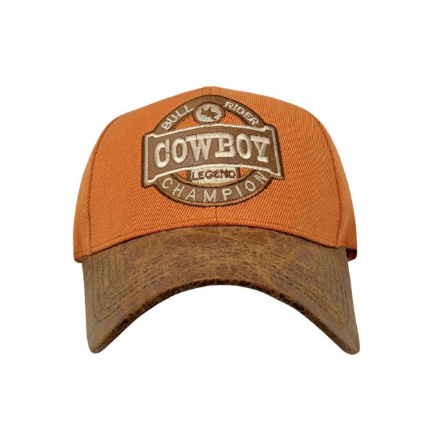 Cowboy Ballcap with Bull Rider Decal #3