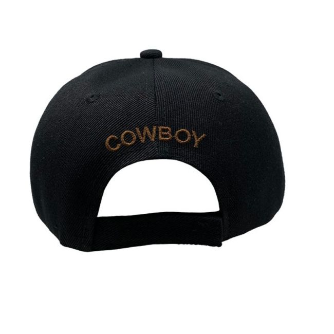 Cowboy Ballcap with Bull Rider Decal "Ride Hard" #4