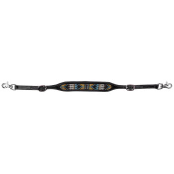 Showman Sacred Feather Beaded Wither Strap