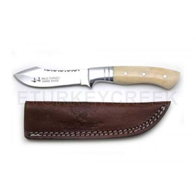 Wild Turkey Handmade Collection Hunting Knife with Skinner Blade