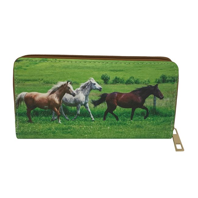 Pasture Prancers Zip Around Wallet