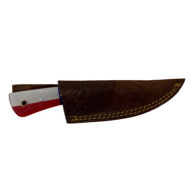 Old Ram Handmade Texas Flag Hunting Knife #3