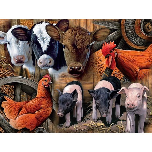 On The Farm 8 In 1 Puzzle Pack #8