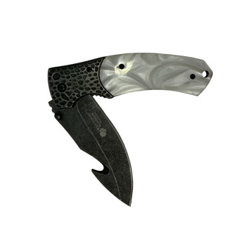 Wild Turkey Handmade Collection Pearl Gut Hook Folding Knife
